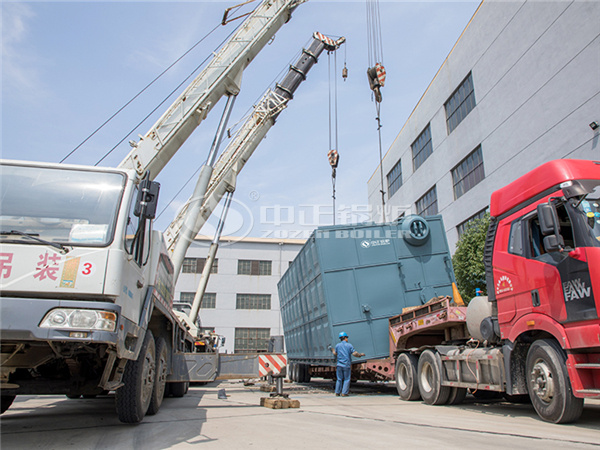 中正SZS系列<a href=/product/gas-oil.html target=_blank class=infotextkey>燃氣鍋爐</a>發往天津市新城供熱站