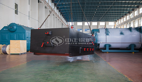 橫扇新藝織造15噸DZL系列生物質蒸汽鍋爐項目